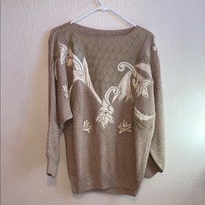 Elegant Beige Women's Sweater